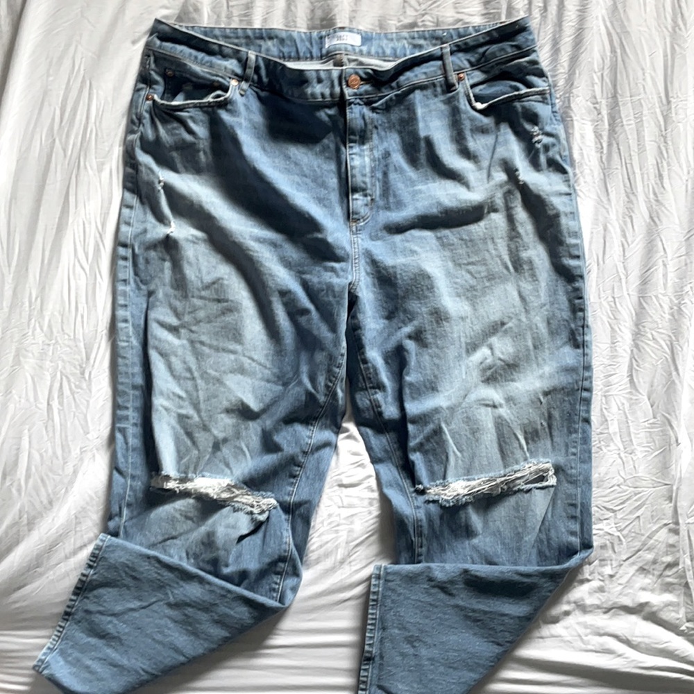 Loft high-waisted boyfriend jeans (size 20)
